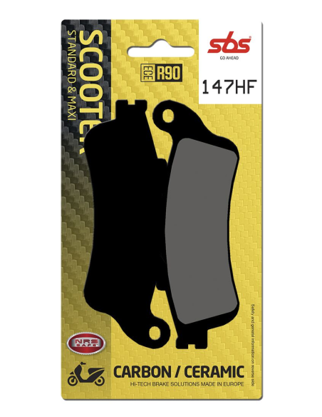 Plaquettes de frein Céramiques SBS - 147HF
