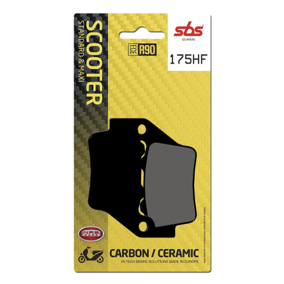 Plaquettes de frein Céramiques SBS - 175HF