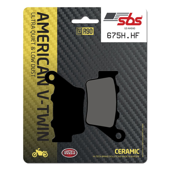 Plaquettes de frein Céramiques SBS - 675H.HF