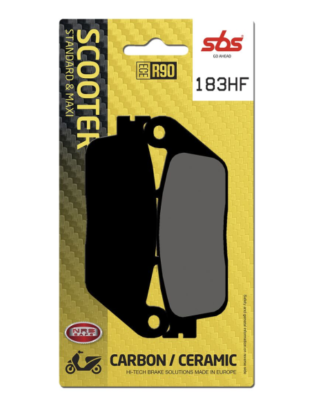 Plaquettes de frein Céramiques SBS - 183HF