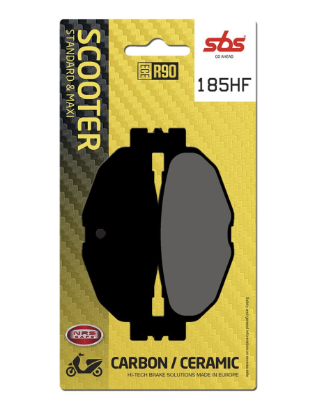 Plaquettes de frein Céramiques SBS - 185HF