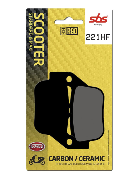 Plaquettes de frein Céramiques SBS - 221HF