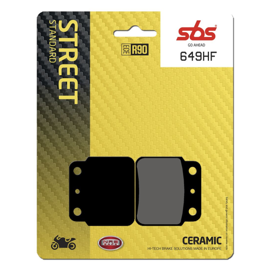Plaquettes de frein Céramiques SBS - 649HF