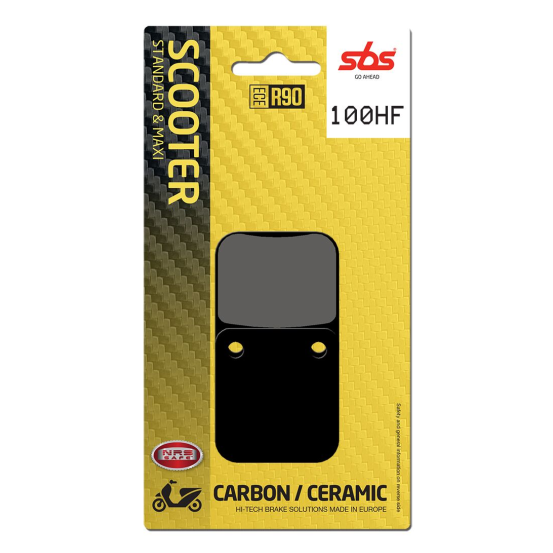 Plaquettes de frein Céramiques SBS - 100HF