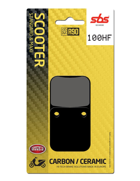 Plaquettes de frein Céramiques SBS - 100HF