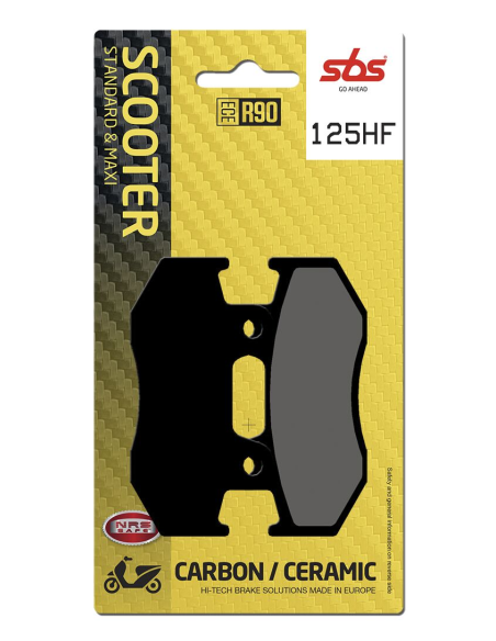 Plaquettes de frein Céramiques SBS - 125HF
