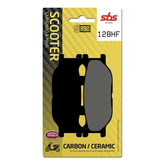 Plaquettes de frein Céramiques SBS - 128HF