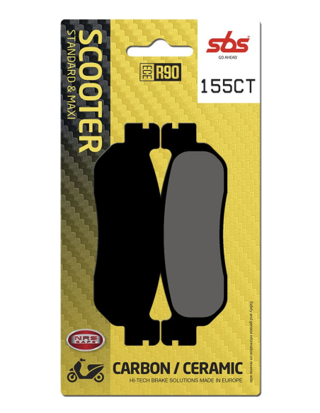 Plaquettes de frein Carbone - Céramique SBS - 155CT
