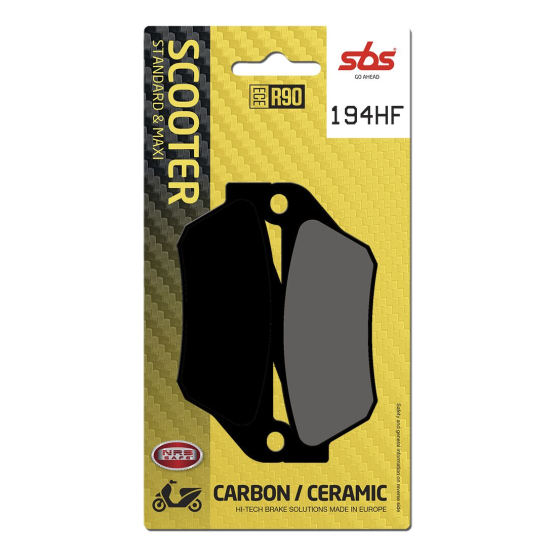 Plaquettes de frein Céramiques SBS - 194HF