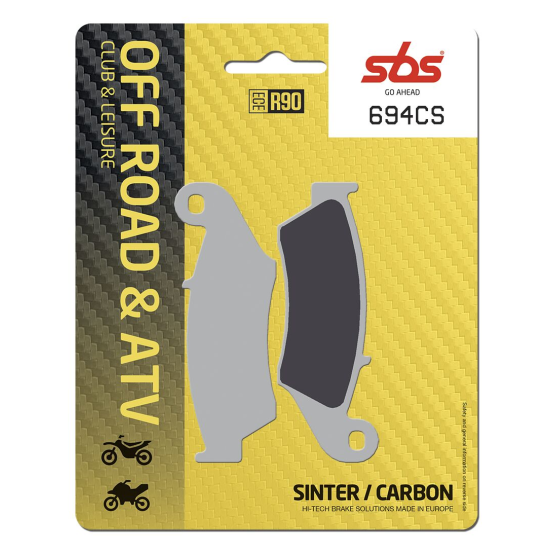 Plaquettes de frein Sinter-Carbone SBS - 694CS