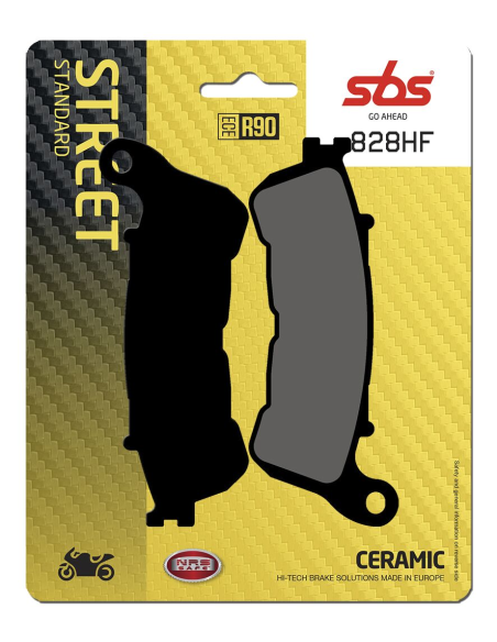 Plaquettes de frein Céramiques SBS - 828HF