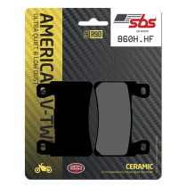 Plaquettes de frein Céramiques SBS - 860H.HF