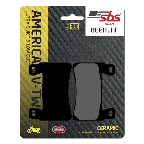 Plaquettes de frein Céramiques SBS - 860H.HF