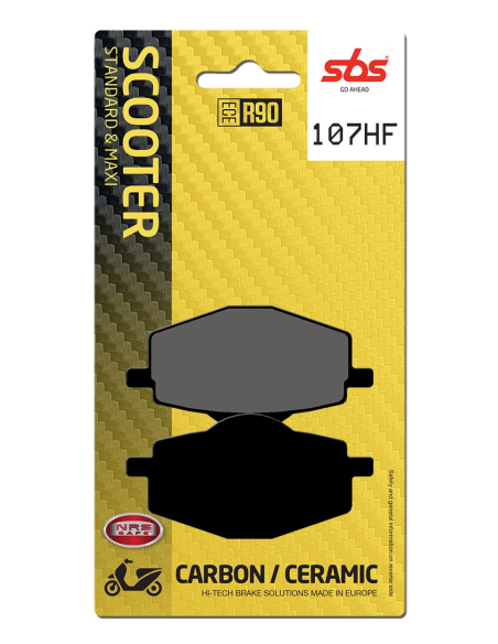 Plaquettes de frein Céramiques SBS - 107HF
