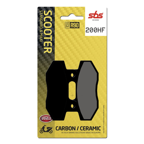 Plaquettes de frein Céramiques SBS - 200HF