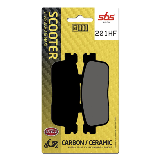 Plaquettes de frein Céramiques SBS - 201HF