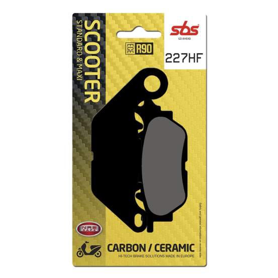 Plaquettes de frein Céramiques SBS - 227HF