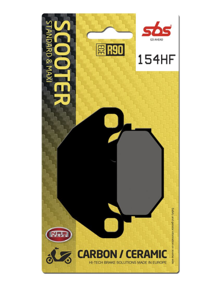 Plaquettes de frein Céramiques SBS - 154HF