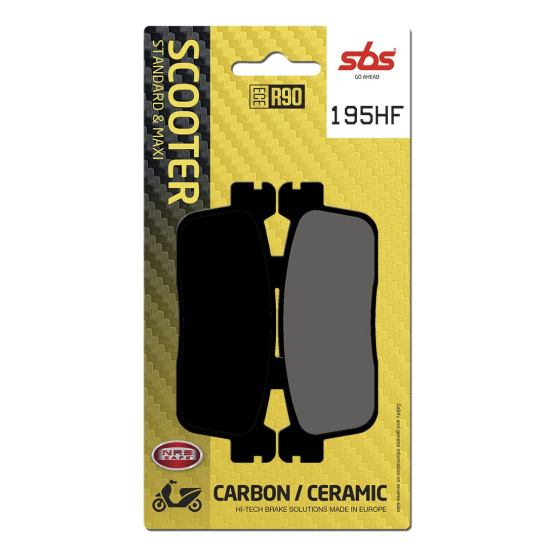 Plaquettes de frein Céramiques SBS - 195HF