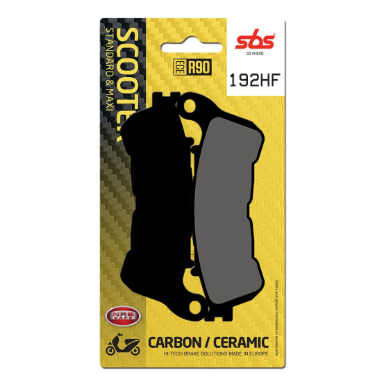 Plaquettes de frein Céramiques SBS - 192HF