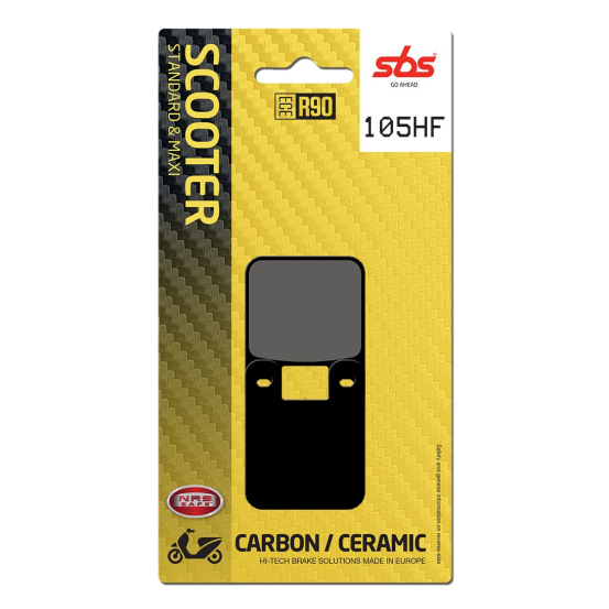 Plaquettes de frein Céramiques SBS - 105HF