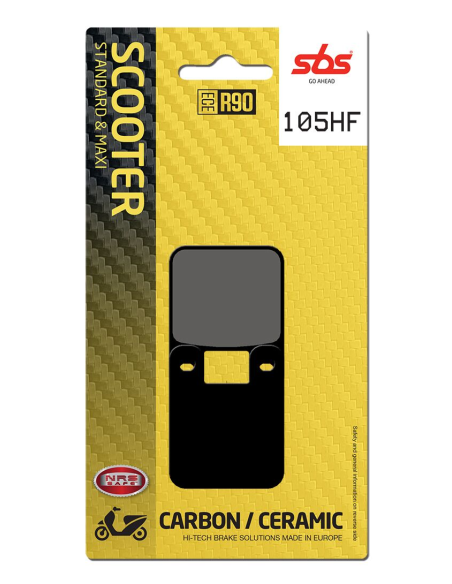 Plaquettes de frein Céramiques SBS - 105HF