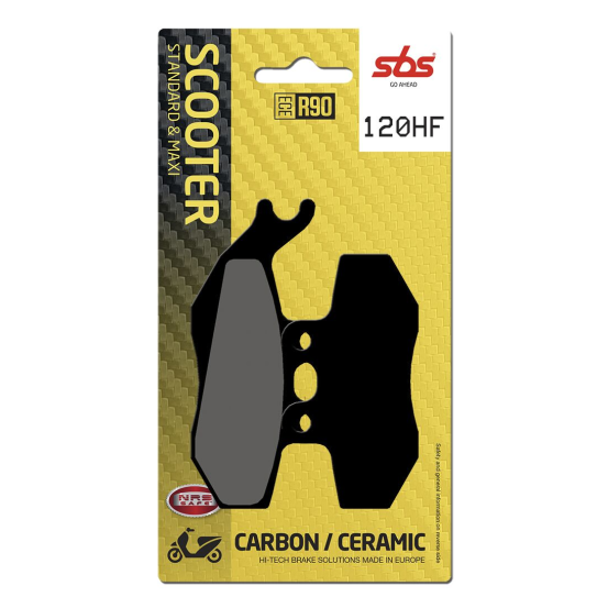 Plaquettes de frein Céramiques SBS - 120HF