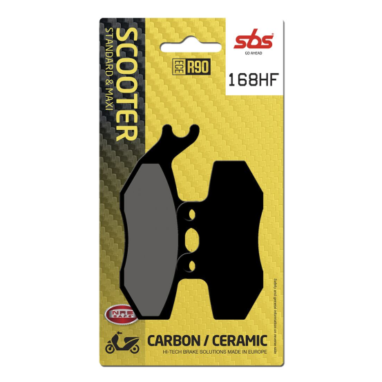 Plaquettes de frein Céramiques SBS - 168HF