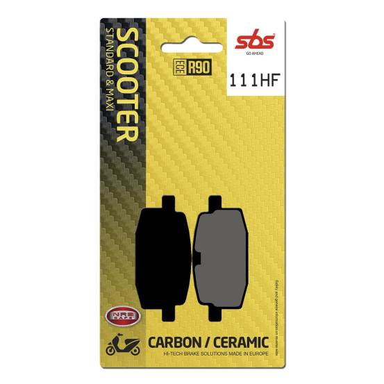 Plaquettes de frein Céramiques SBS - 111HF