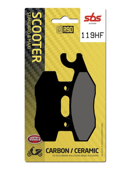 Plaquettes de frein Céramiques SBS - 119HF