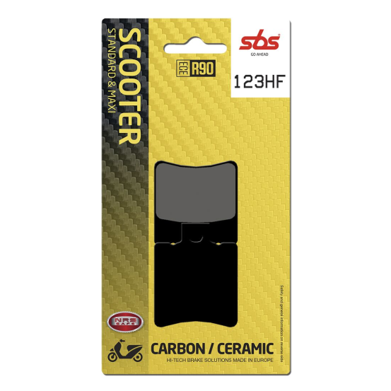 Plaquettes de frein Céramiques SBS - 123HF