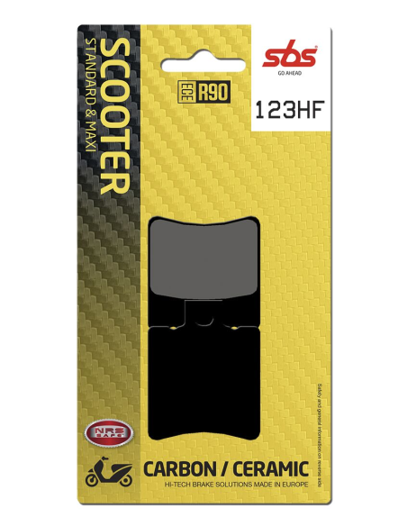 Plaquettes de frein Céramiques SBS - 123HF
