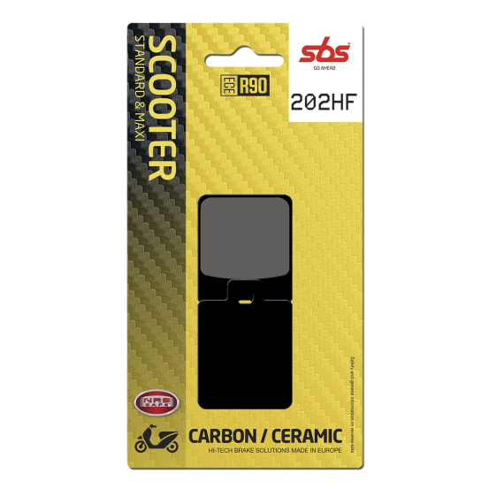 Plaquettes de frein Céramiques SBS - 202HF