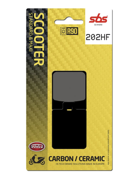 Plaquettes de frein Céramiques SBS - 202HF