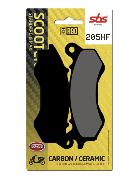 Plaquettes de frein Céramiques SBS - 205HF