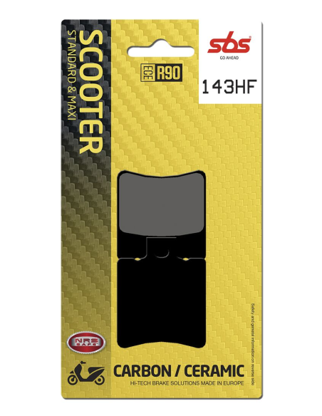 Plaquettes de frein Céramiques SBS - 143HF