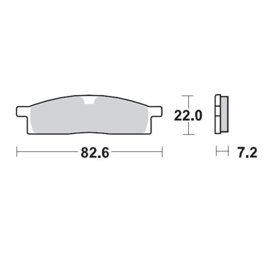 Plaquettes de frein MOTO MASTER métal fritté 091212 Racing GP