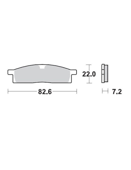 Plaquettes de frein MOTO MASTER métal fritté 091212 Racing GP