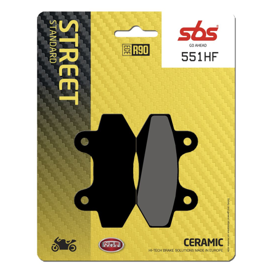 Plaquettes de frein Céramiques SBS - 551HF