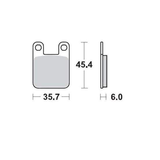 Plaquettes de frein MOTO MASTER métal fritté 090511 SinterPro Racing