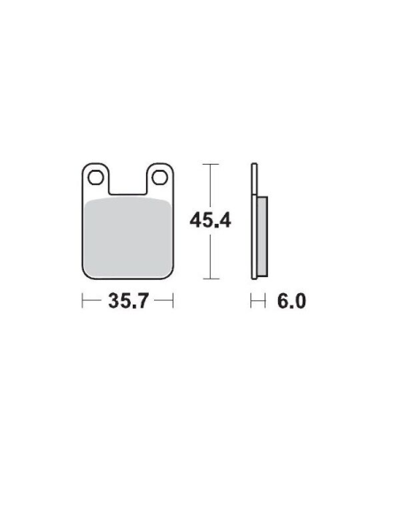 Plaquettes de frein MOTO MASTER métal fritté 090511 SinterPro Racing