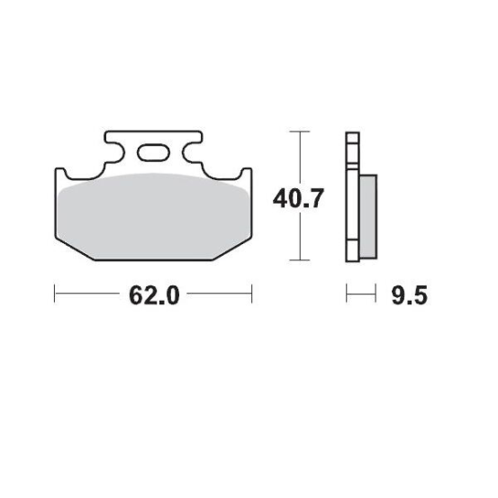 Plaquettes de frein MOTO MASTER métal fritté 092811 SinterPro Racing
