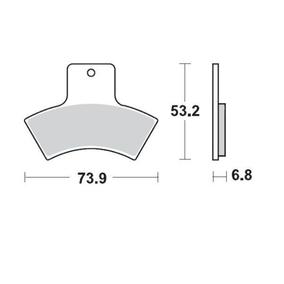 Plaquettes de frein MOTO MASTER métal fritté 096911 SinterPro Racing