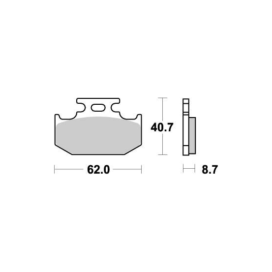 Plaquettes de frein MOTO MASTER métal fritté 092221 Nitro
