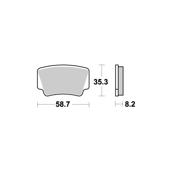 Plaquettes de frein MOTO MASTER métal fritté 096621 Nitro