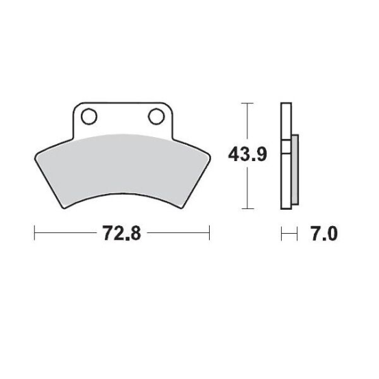 Plaquettes de frein MOTO MASTER métal fritté 097611 SinterPro Racing