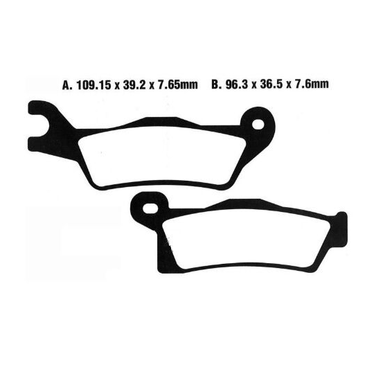 Plaquettes de frein MOTO MASTER métal fritté 098821 Nitro