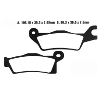 Plaquettes de frein MOTO MASTER métal fritté 098921 Nitro
