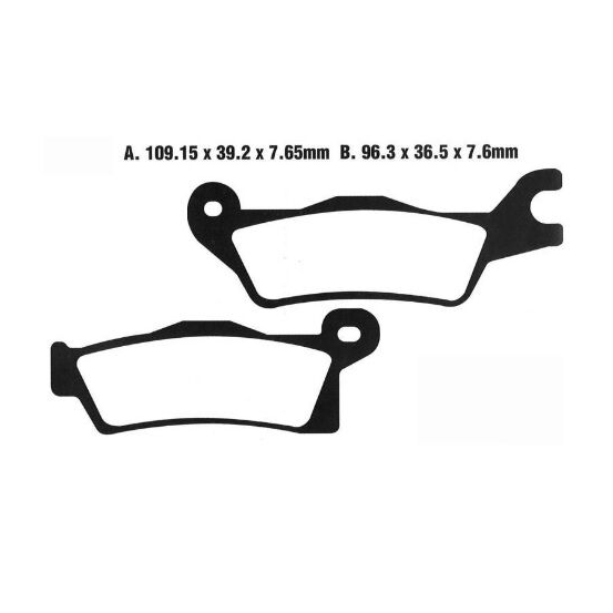 Plaquettes de frein MOTO MASTER métal fritté 098921 Nitro