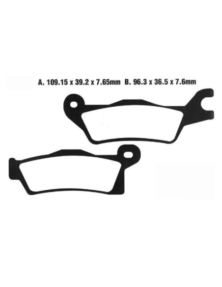 Plaquettes de frein MOTO MASTER métal fritté 098921 Nitro